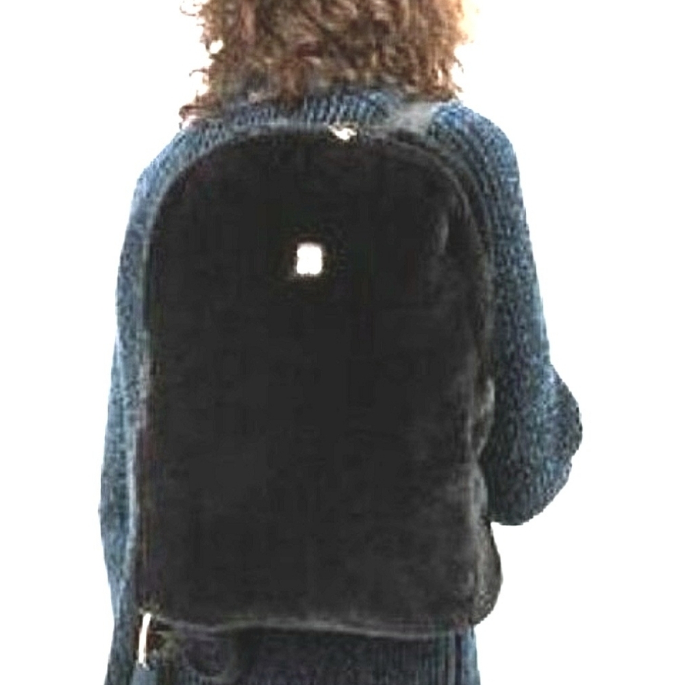 SWEATY BETTY London Faux Fur Backpack